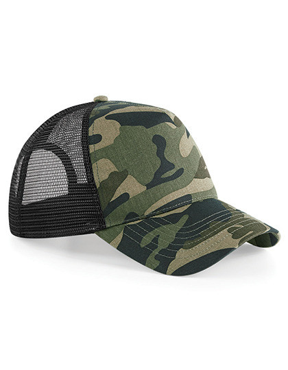 Camo Snapback Trucker - Jungle Camo / Black / One Size