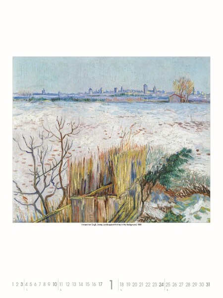 Nástenný Kalendár Vincent Van Gogh 2027