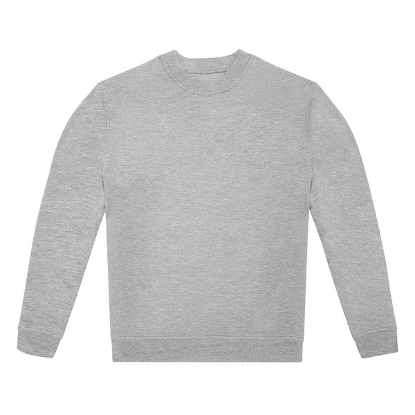 Sweatshirt B&C Id.332 Crew 80/20 - Cinza Mesclado Escuro / L