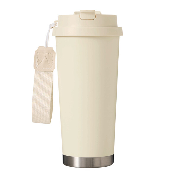 Vákuovo izolovaný cestovný hrnček Mug2go - Béžová