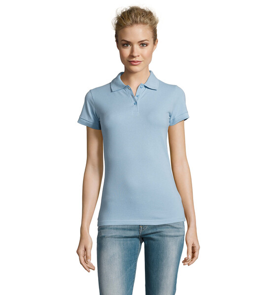 PERFECT POLO SENHORA 180g Perfect Women - Azul CéuXXL