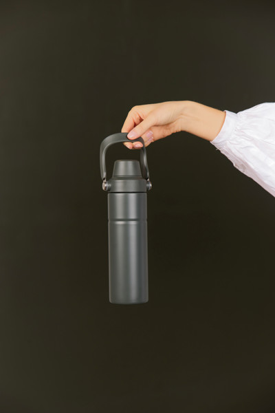 Termo lahev Baltimore trek 600 ml z RCS recykl. oceli - Zelená