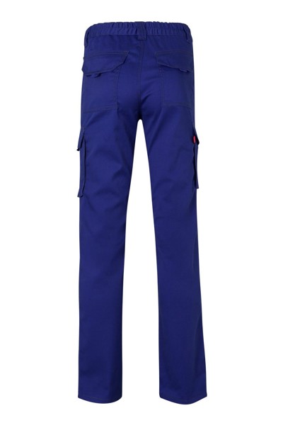 Calças de Trabalho Elásticas com Multi-bolsos - Azul real 