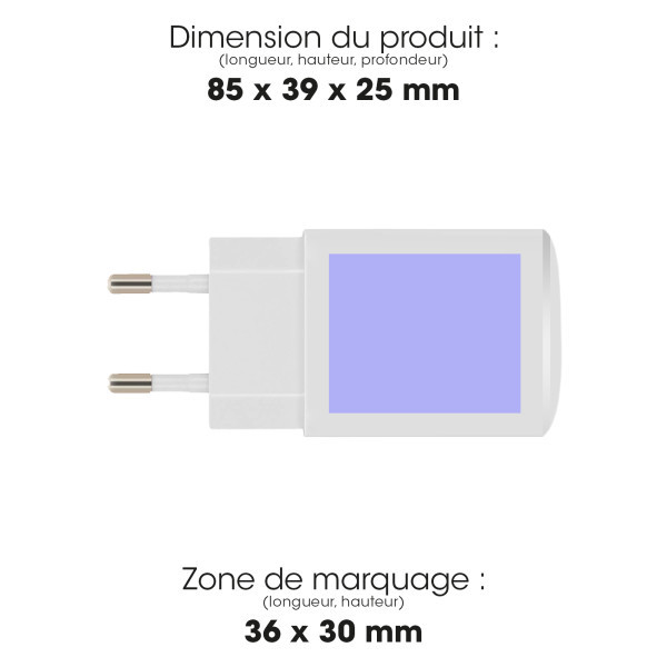 SHINCHAKU - CHARGEUR SECTEUR USB TYPE-C GAN 20W POWER DELIVERY - BLANC