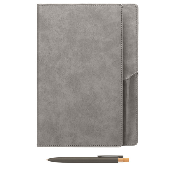 Memento Refillable Journal Set - B5 - Grey / 4 Color inkjet