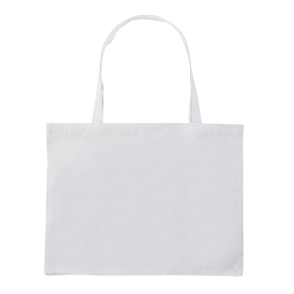 Impact AWARE™ Recycled cotton shopper 145g - White