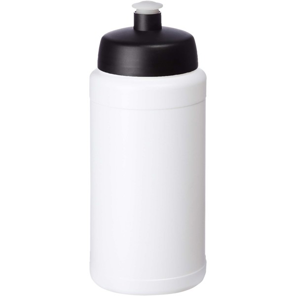 Športová fľaša Baseline Rise 500 ml - Biela / Jednofarebná čierna
