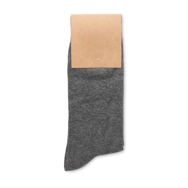 Chaussettes L et boîte cadeau Tada L - Gris Pierre