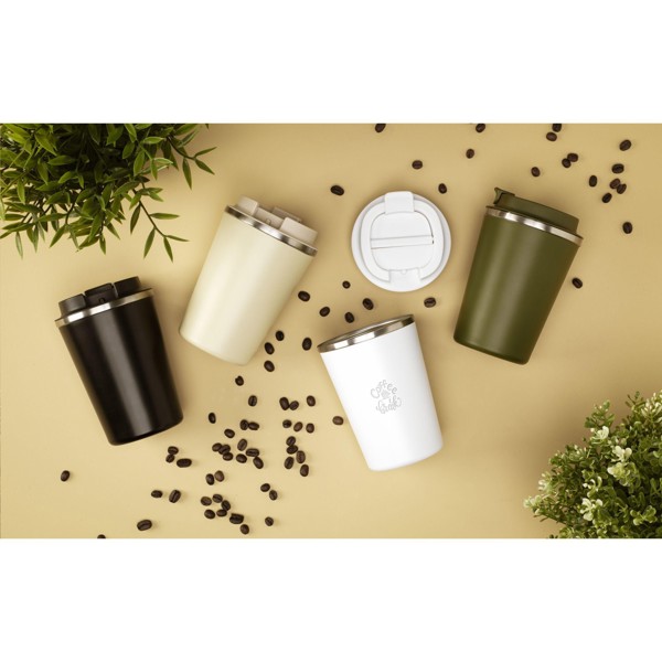 Kaffi RCS Recycled Coffee Mug 300 ml gobelet iso - Blanc