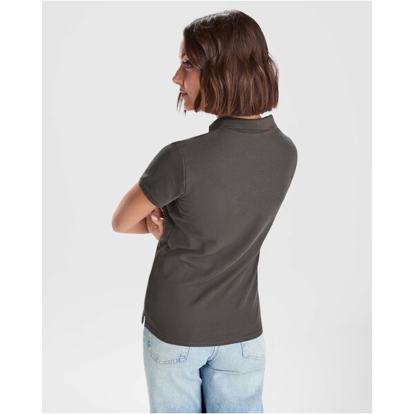 Polo da donna a maniche corte da 220 g/m² Pegaso Premium - Piombo scuro / L