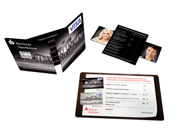 LogoLoop a folding card of various dimensions - custom made