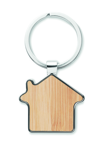 House key ring metal bamboo Burnie