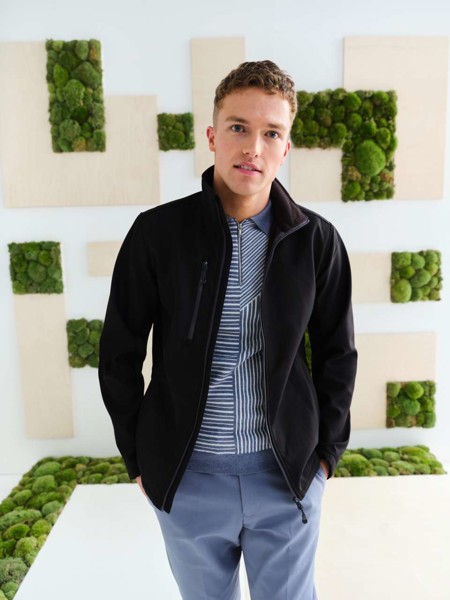 Honestly Made Recycled Printable Softshell Jacket - S
