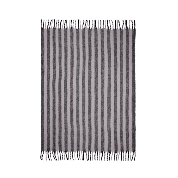 VINGA Lioro GRS wool blend blanket - Grey