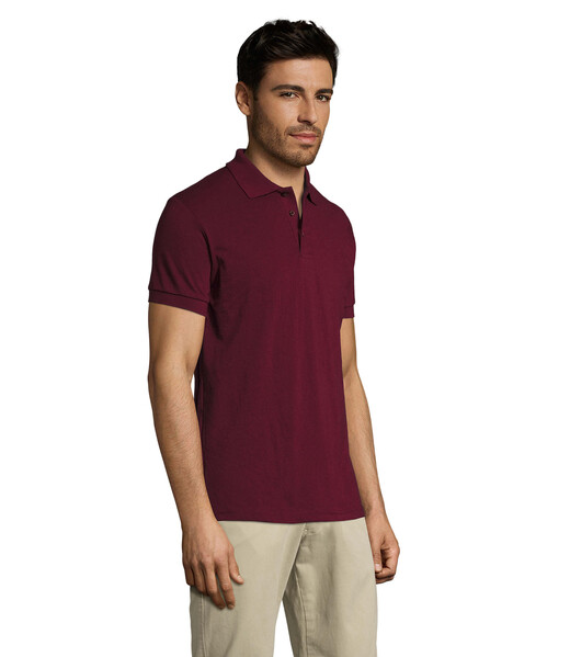 PRIME POLO SENHOR 200g Prime Men - Burgundy3XL