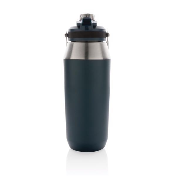 Vacuum stainless steel dual function lid bottle 1L - Navy