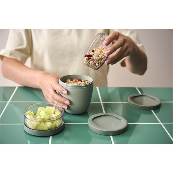 Mepal Ellipse 3-piece 500 ml + 2 x 200 ml lunch pot - Black