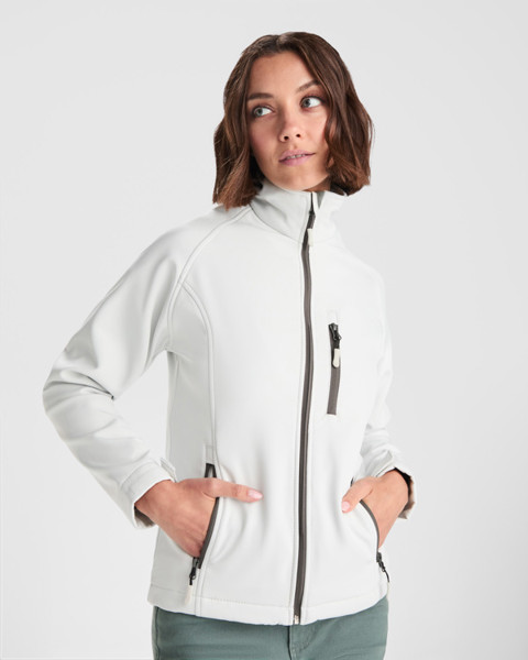 Softshell Antartida Woman - BLANCO PERLA / M