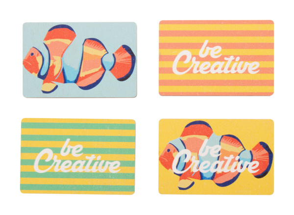Custom Magnetic Badge WooBadge - Natural