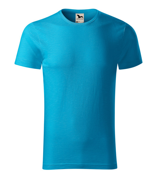Tričko Pánské Malfini® Native (Gots) - Tyrkysová / 2XL