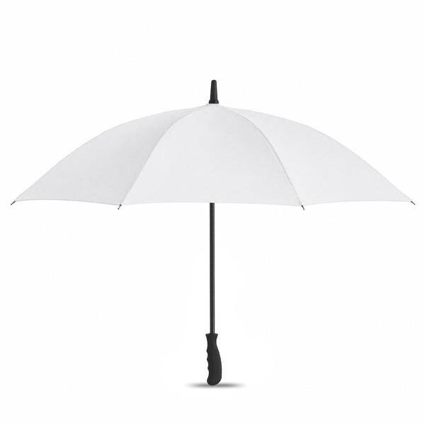 All-over printed 23”, windproof auto opening umbrella with hard plastic handle - Full colour