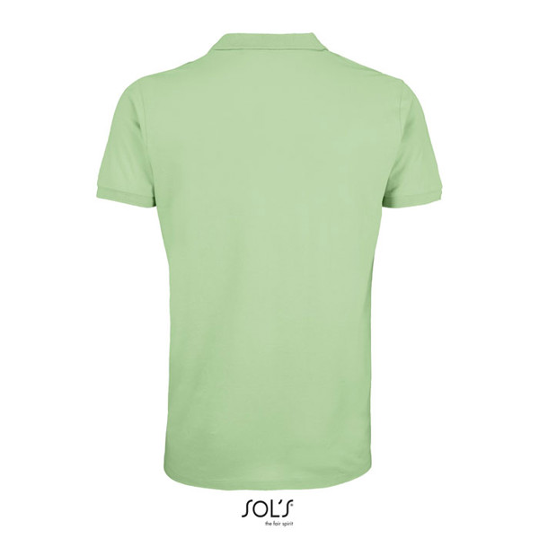 PLANET MEN POLO ORGANIC 170 - Frozen Green / XXL