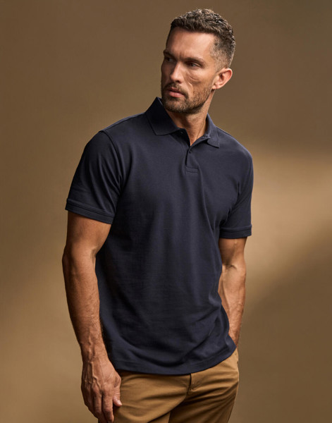 Heavy Polo Pique - White / S