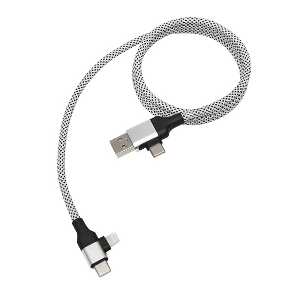 Charging And Data Transfer Cable Supermag - Silver