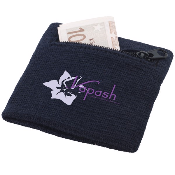 Poignet éponge avec zipper - Marine