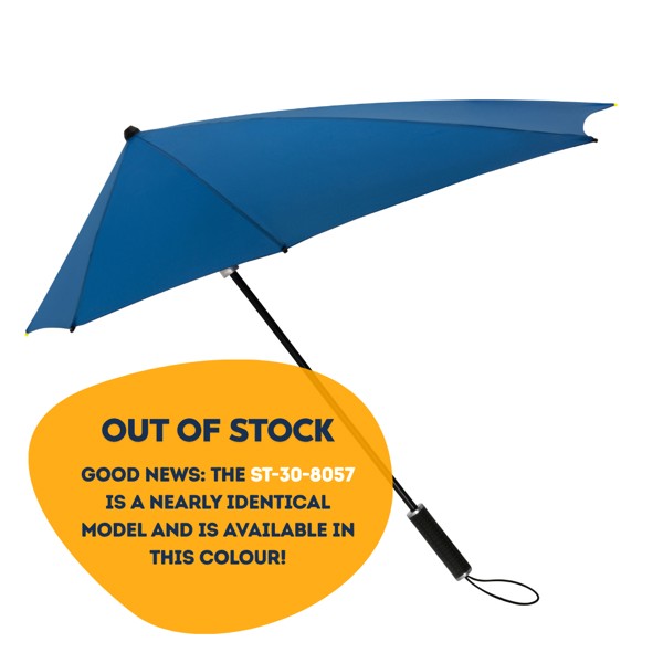 STORMaxi - Parapluie tempte arodynamique - Manuel - Impermable au vent -  92 cm - Bleu cobalt