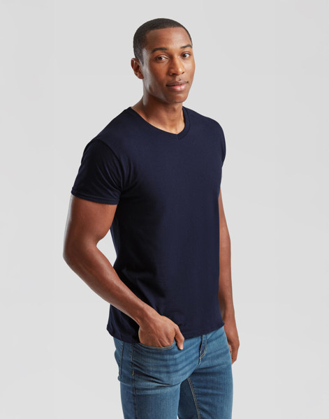 Iconic 150 V Neck T - White / 2XL