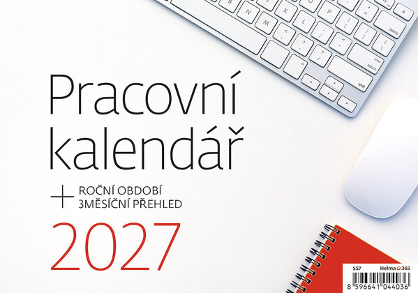 Plánovací stolní kalendář Pracovní 2027