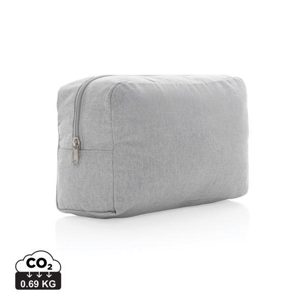 Impact Aware™ 285 gsm rcanvas toiletry bag undyed - Grey