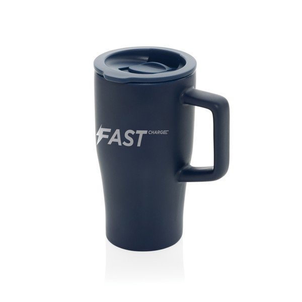 Mug quencher 490ml en céramique - Bleu Marine