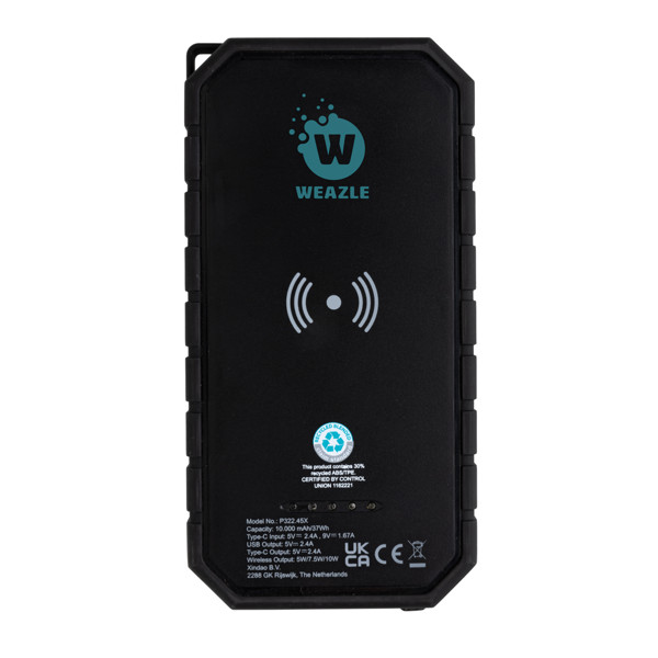 Xd Collection solarni powerbank 10000 mAh, 10W brezžično