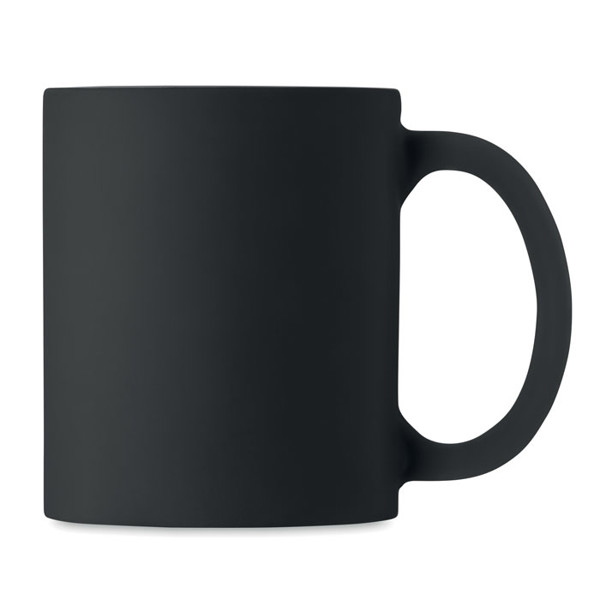 Caneca de cor mate 300 ml Dublin Colour - Preto