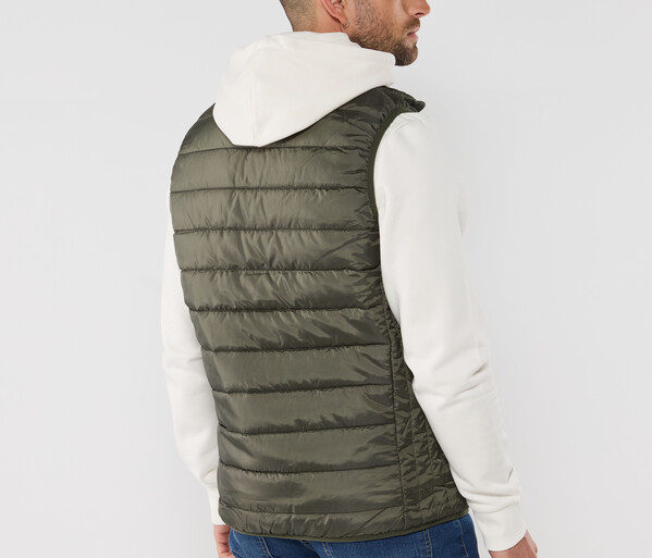 Bodywarmer homme en polyester recyclé - DEEP ROYAL BLUE / L