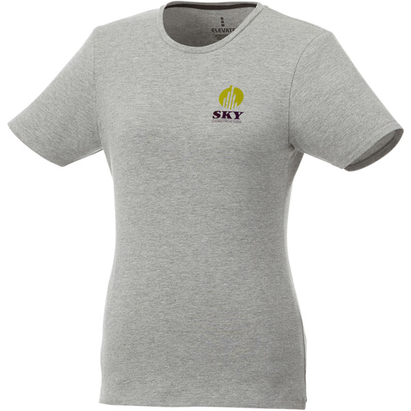 T-shirt bio manches courtes femme Balfour - Gris Mélangé / XL