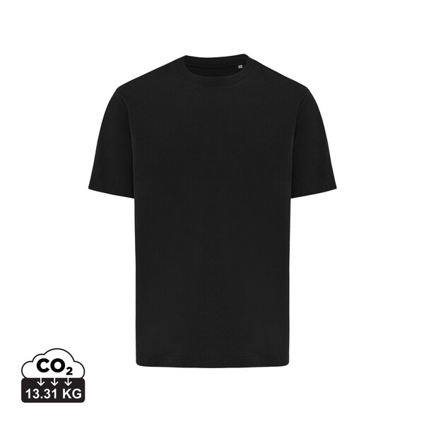 Tričko IQONIQ Nikko ze silné recykl. bavlny - Černá / XXXL