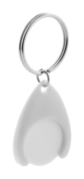 Trolley Coin Keyring Nelly - White