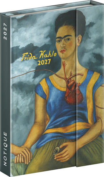 Notique Týdenní Magnetický Diář Frida Kahlo 2027, 11 x 16 cm - Východní