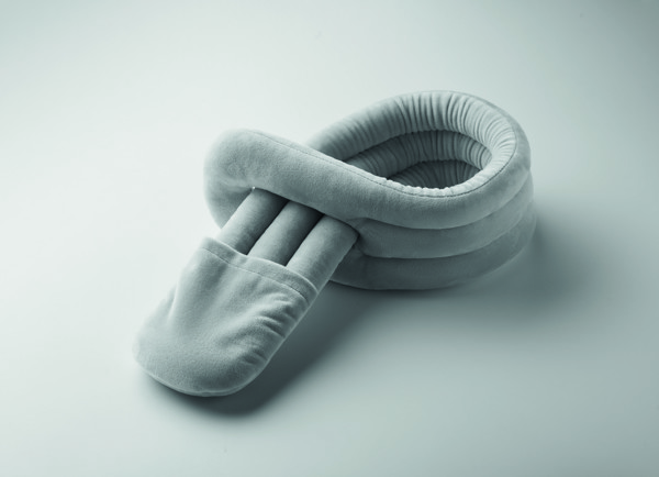 Hajlítható utazópárna Wrap It - Szürke