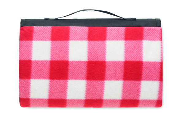 Caly piknik odeja RPET flis, 150x120 cm - Rdeča