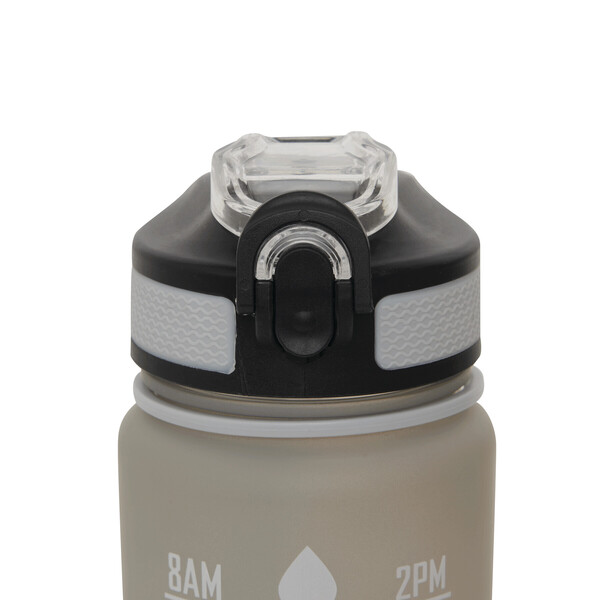 Sports Water Bottle Hydro Level - Black / Grey