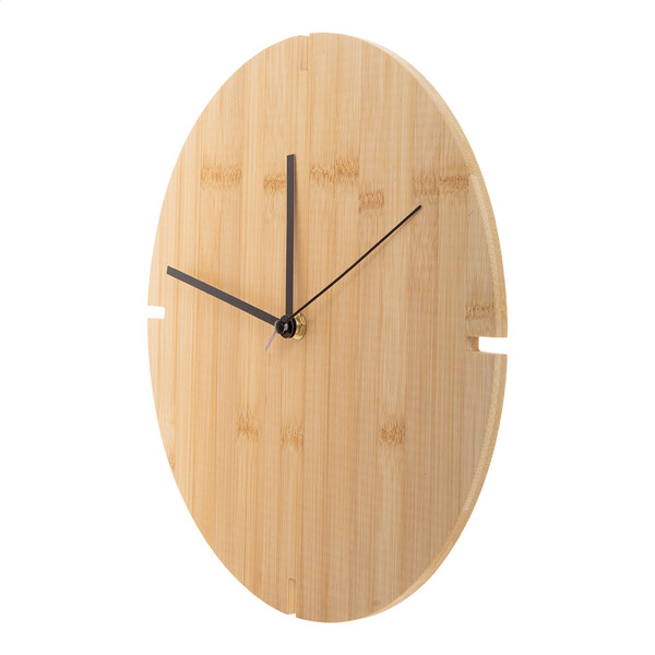 Horloge murale en bambou Tokei