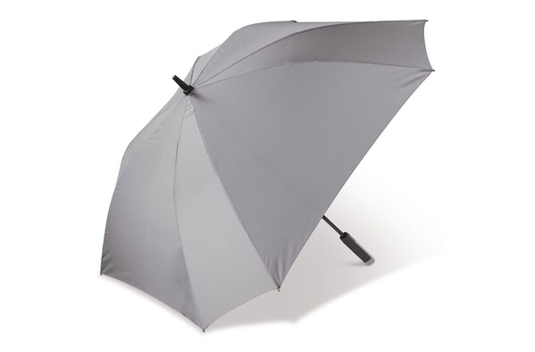 Kvadratni dežnik auto open, premer 121 cm - Siva