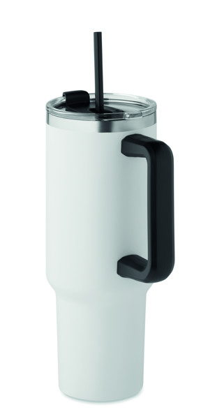 Kozarec Suma iz recikliranega nerjavečega jekla, 1200 ml - Bela