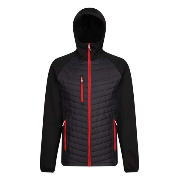 Navigate Hybrid Jacket - Black / Classic Red / 2XL