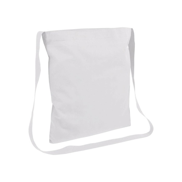 135 G/M2 Cotton Shopping Bag With Shoulder Strap (3 X 118 Cm) - White