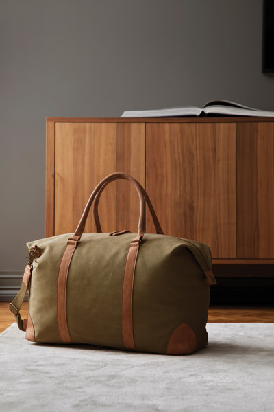 Duffle taška VINGA Bosler z RCS recykl. canvas - Zelená